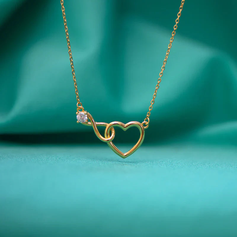 To My Daughter – Infinity Heart Necklace