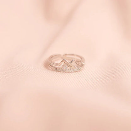To My Bestie – Mountain Ring | Adjustable