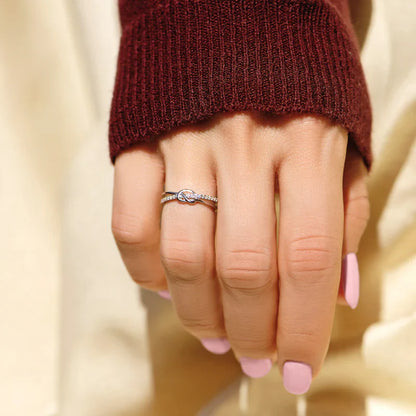 To My Sister – Infinity Knot Ring | Adjustable