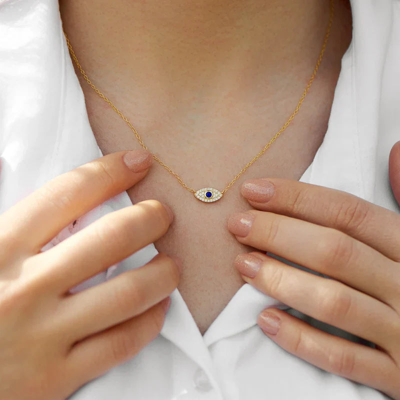 To My Sister – Positive Energy Evil Eye Necklace